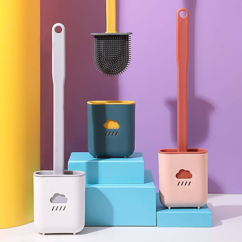 Silicon toilet brush 